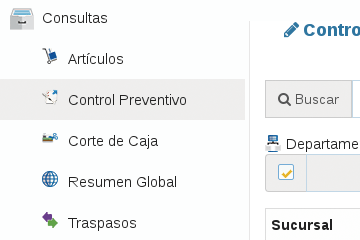 Sistema de Sucursales Preventivo